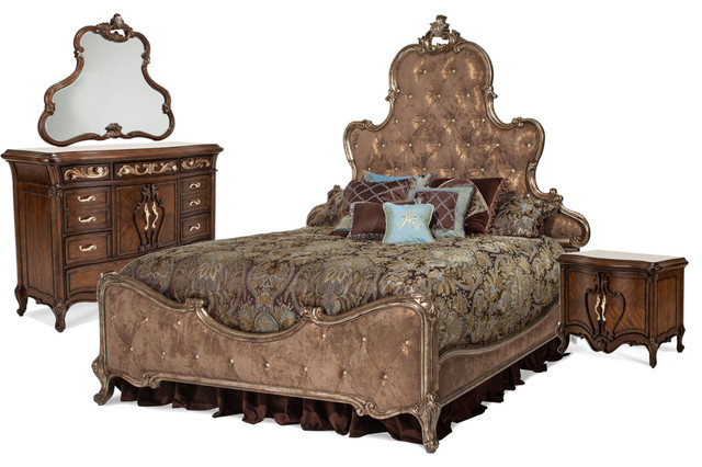 Aico Platine De Royale 4 Piece Bedroom Set Option 2 Victorian Aico Platine De Royale 4 Piece Bedroom Set Option 2 Eastern King