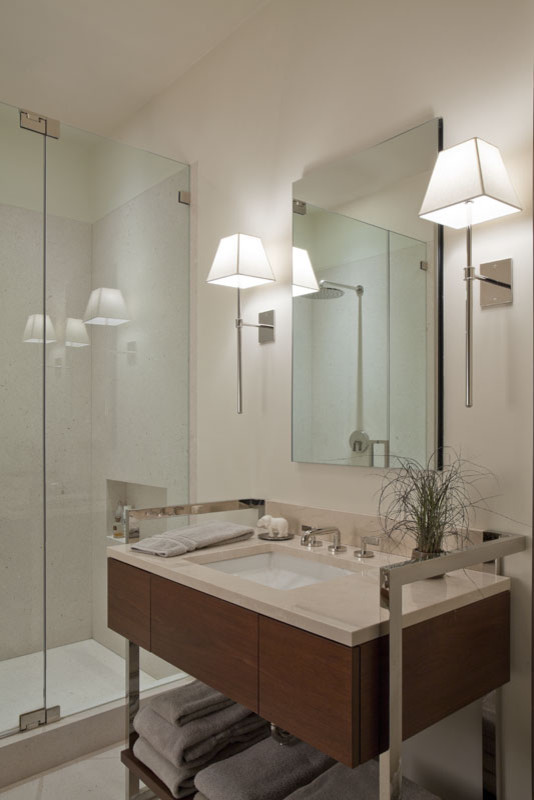 Photo of a transitional bathroom in New York.