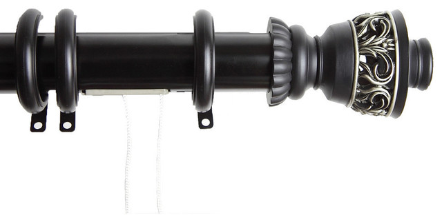 Rod Desyne Window Drapery Hardware Lattice Decorative Traverse Rod Desyne Window Drapery Hardware Lattice Decorative Traverse With Rings