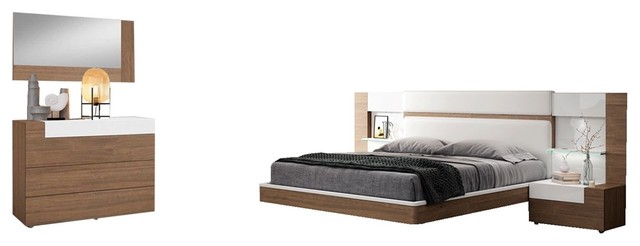 Bedroom Furniture Sets, Natural Wood King Bedroom Set