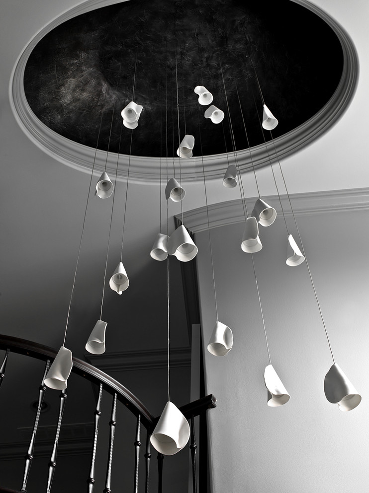 Transitional home design photo in Chicago
