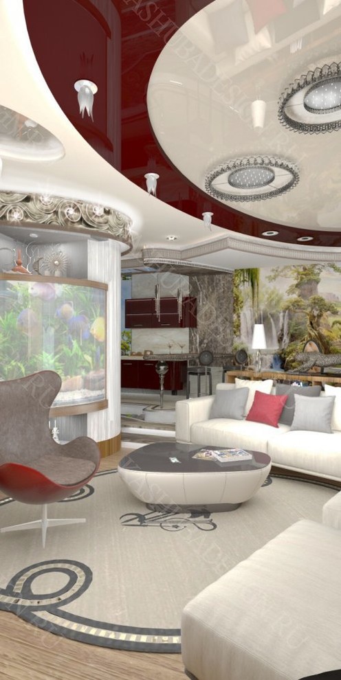 квартира с современным интерьером