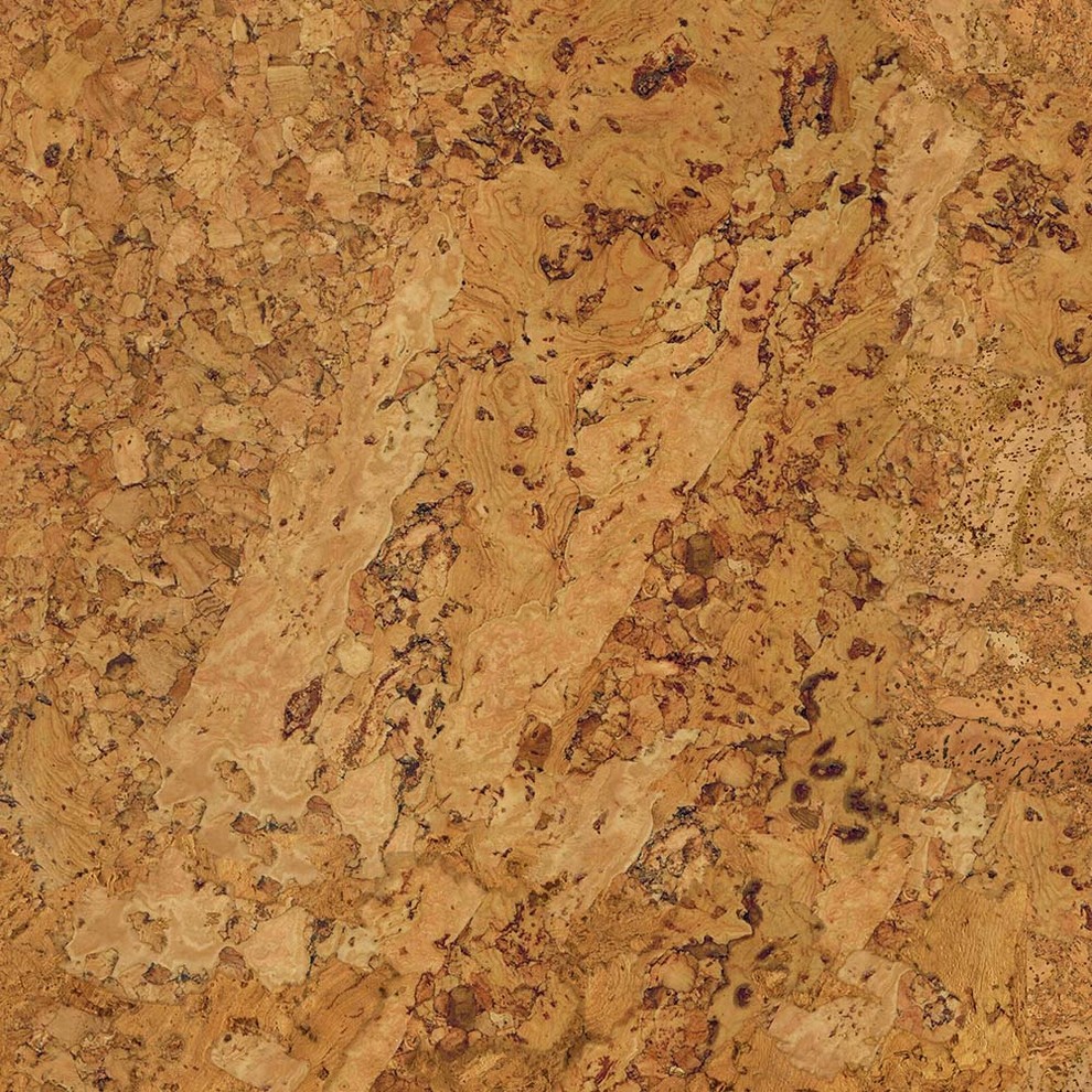 Cork Luxury Vinyl 4" Sample Tile, 3x3 Contemporary Vinyl Flooring