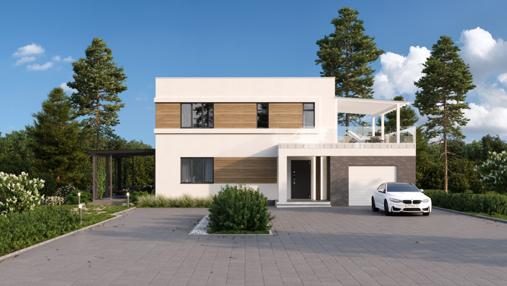 Дом в Ижевске с террасой