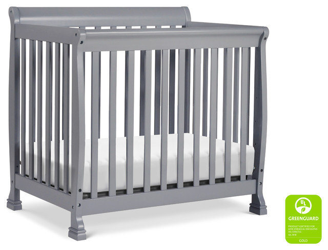 Kalani 4 In 1 Mini Crib And Twin Bed Chestnut Finish