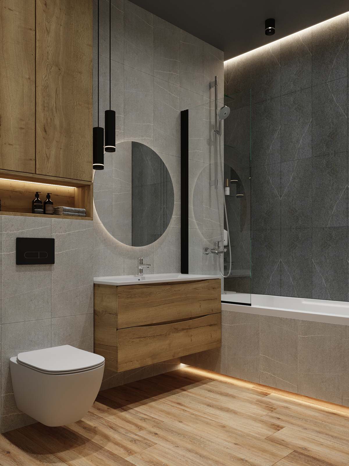 Проект 2х уровневой квартиры