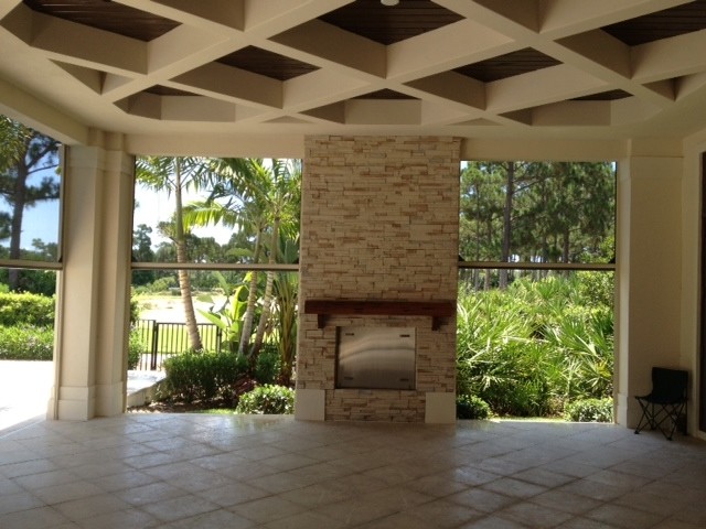 Phantom Motorized Screens- 2012 american-traditional-patio