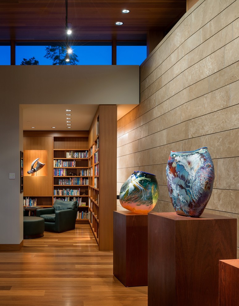 Lake Washington Waterfront Home - Contemporary - Hall - Seattle - by ...
