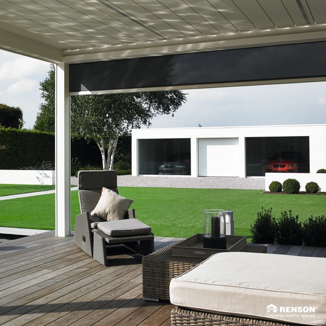 Toiture de terrasse contemporary-rendering