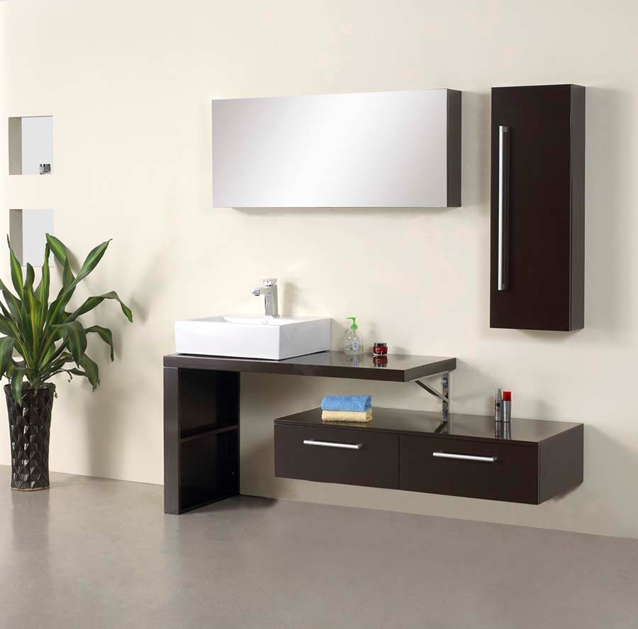 Mirage Modern Bathroom Vanity Set 47.2"