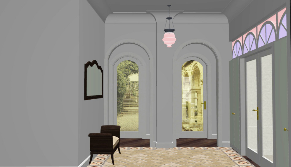 Английский колониальный. Дизайн-проект квартиры в историческом доме 1890 года на