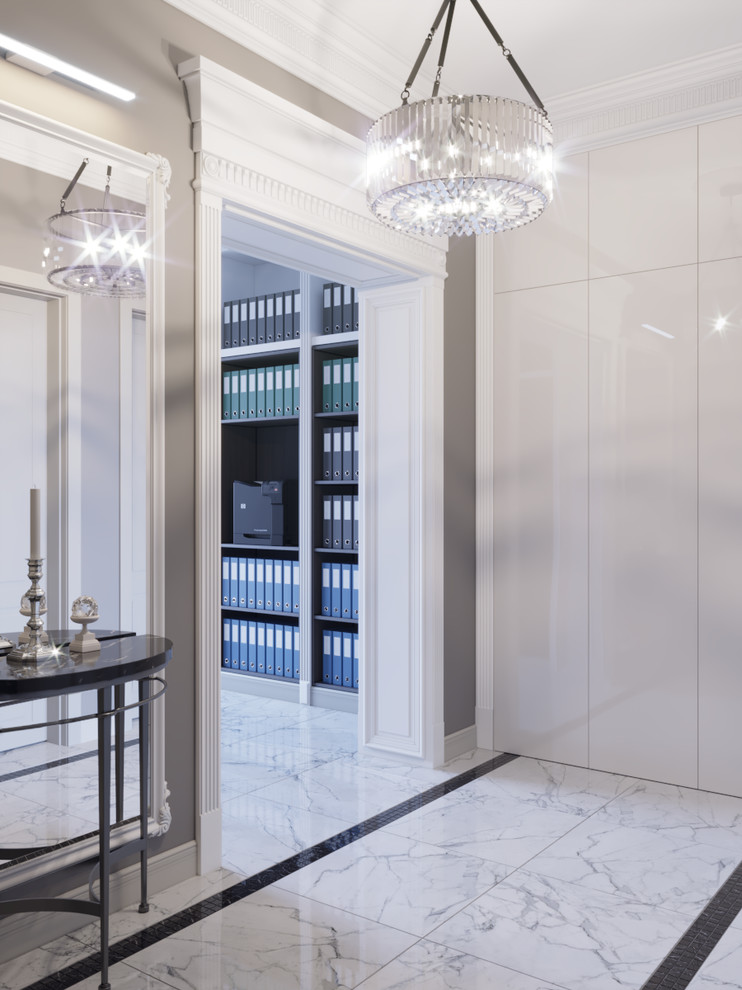 Тишинская площадь, квартира с большой кабинетной зоной