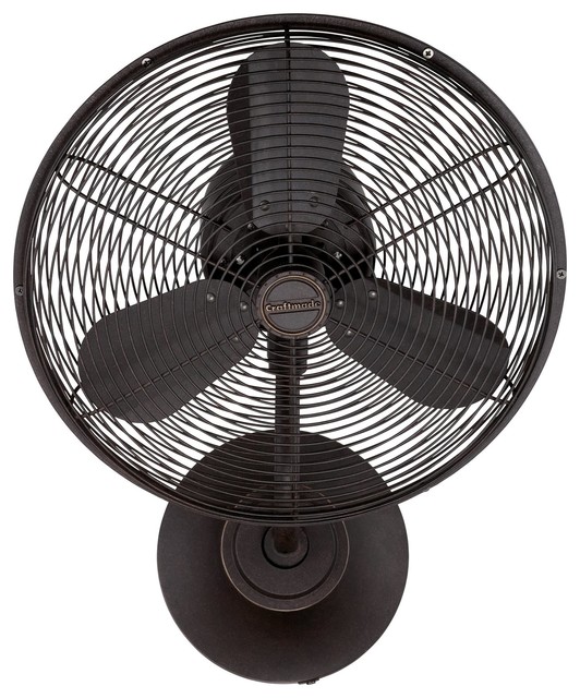 Craftmade Bellows I 16 Aged Bronze Textured Ceiling Fan W 3 Blades Craftmade Bw116ag3 Hw Bellows I Aged Bronze Textured 16 Outdoor Wall Fan