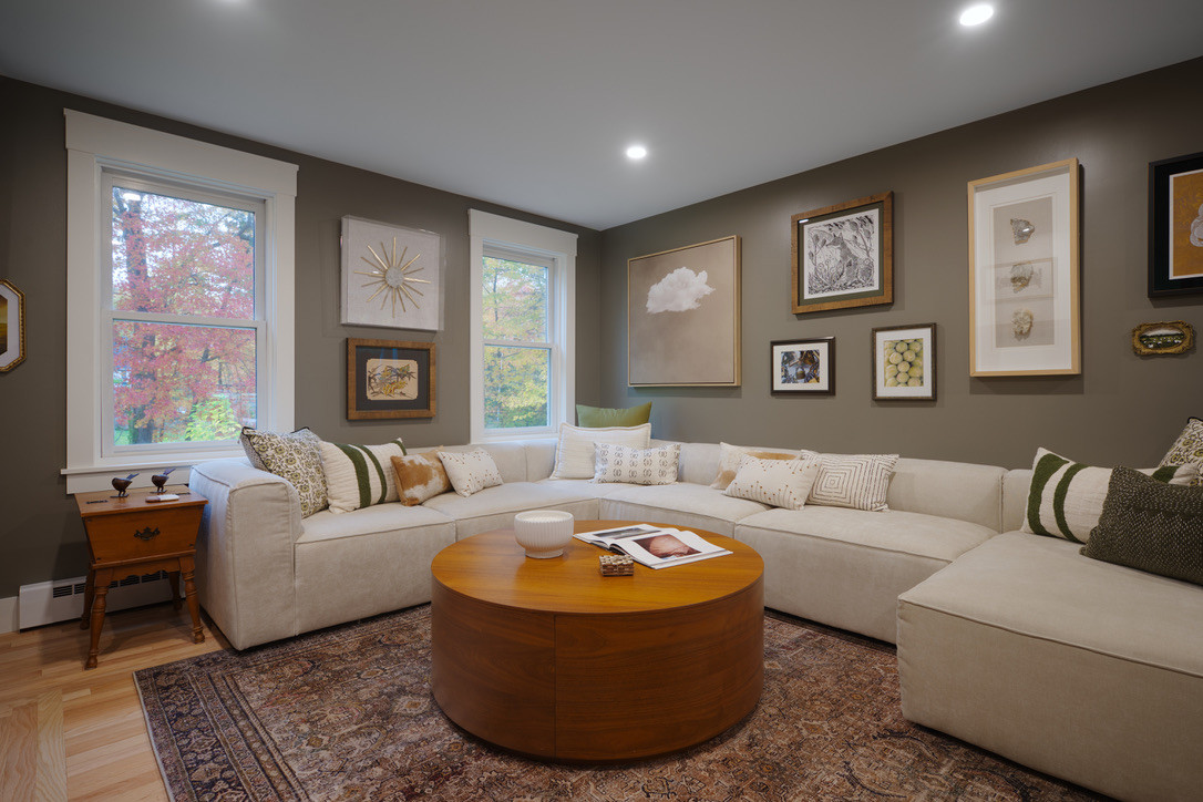 Cozy contemporary den