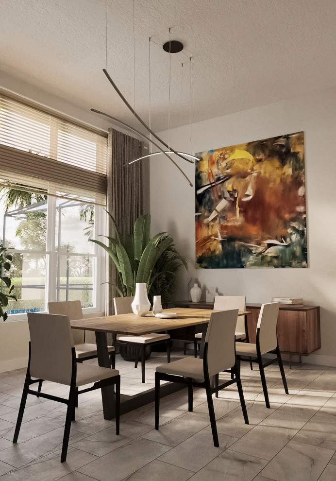 Дизайн дома во Флориде в стиле эклектика