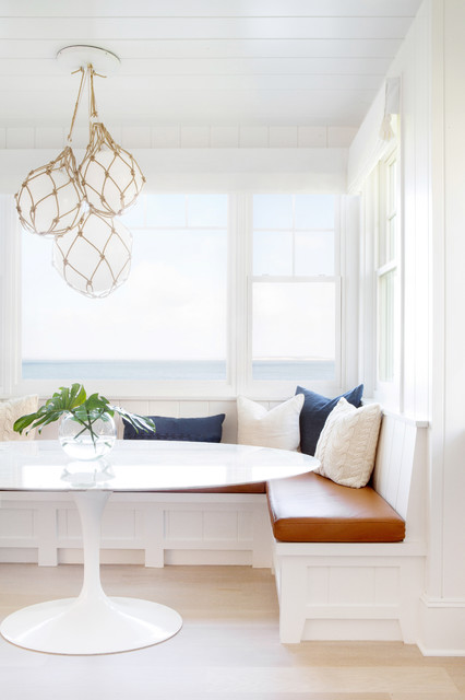 North Fork Waterfront beach-style-dining-room