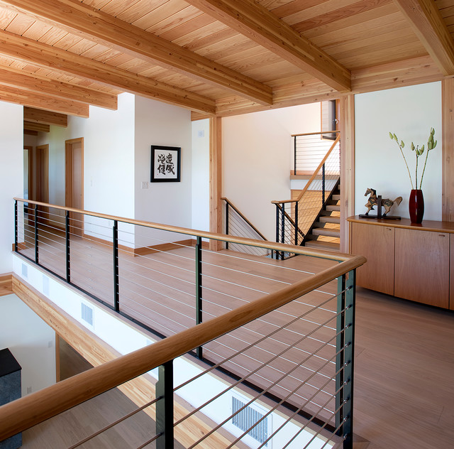 Contemporary Timberframe - Lake Sunapee NH contemporain