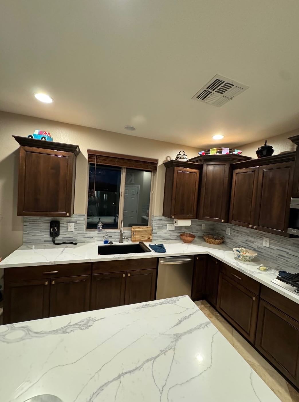 Stain and Paint Kitchen Reface