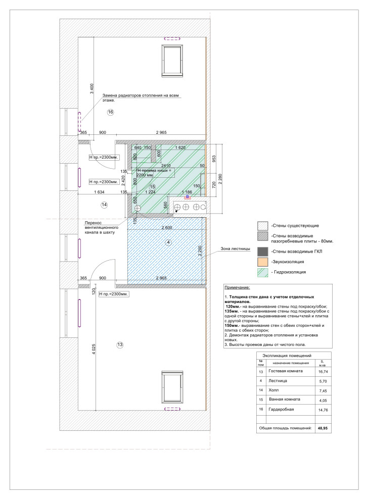 Рабочий и эскизный  проект. Таун-хауз Вяземское 156 м.кв.