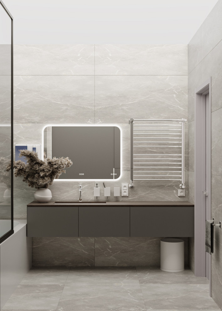 Двухкомнатная квартира в стиле хай-тек