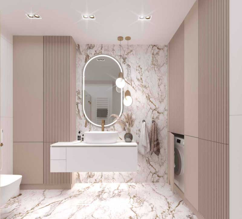 Дизайн-проект интерьеров квартиры площадью:94 м2