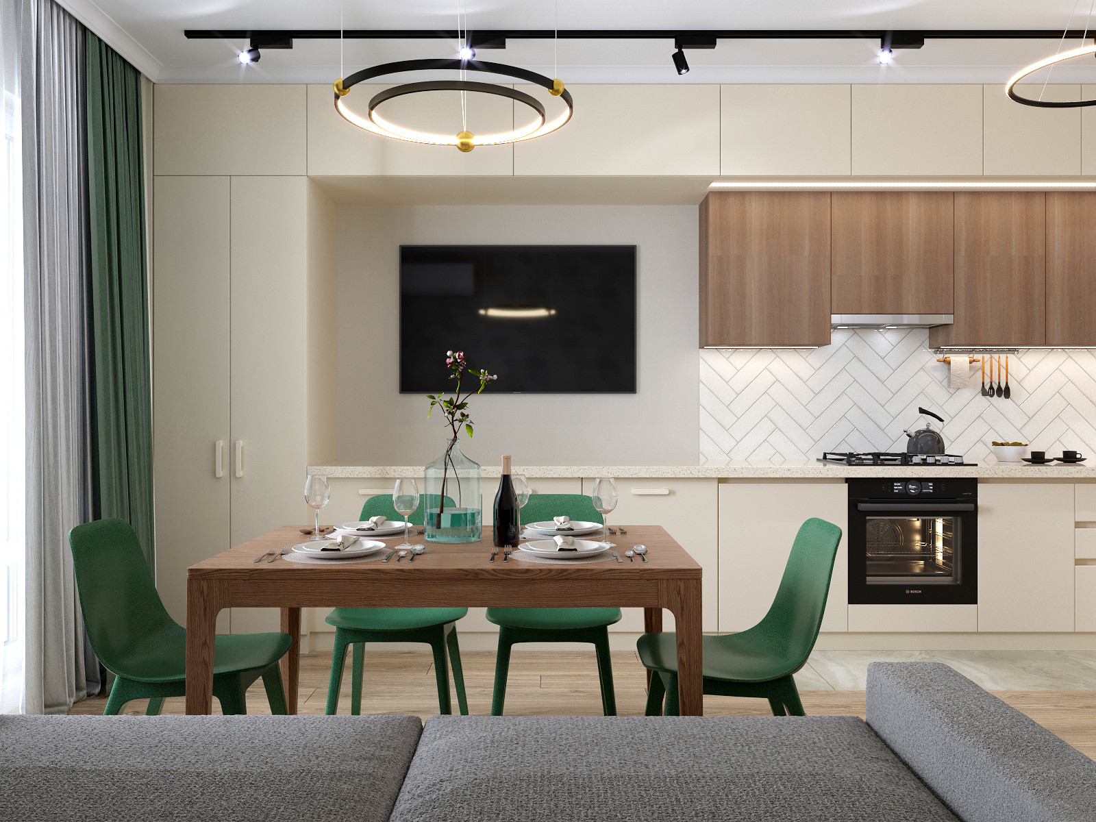 Кухня-гостиная