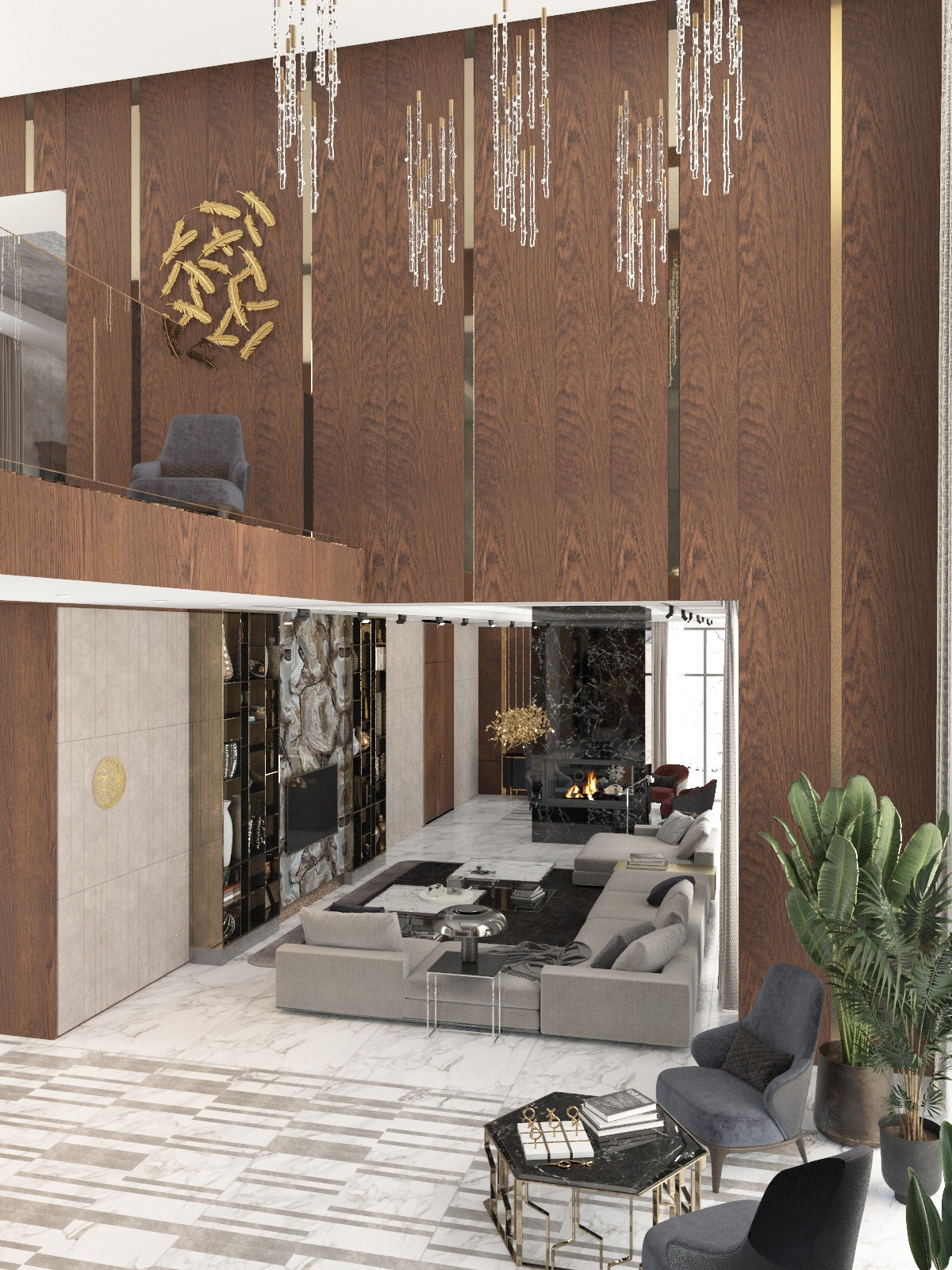 Интерьеры дома в пос.Ренессанс