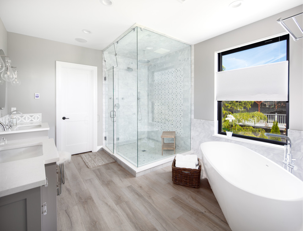 Bathroom - country bathroom idea in Charlotte