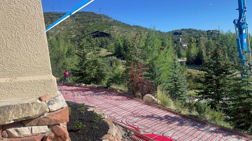 custom heated driveway