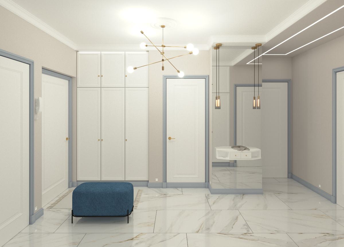 Квартира в стиле неоклассика