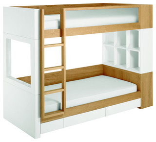 Nurseryworks Duet Bunk Bed Modern Kids Beds By 2Modern   Modern Kids Beds 