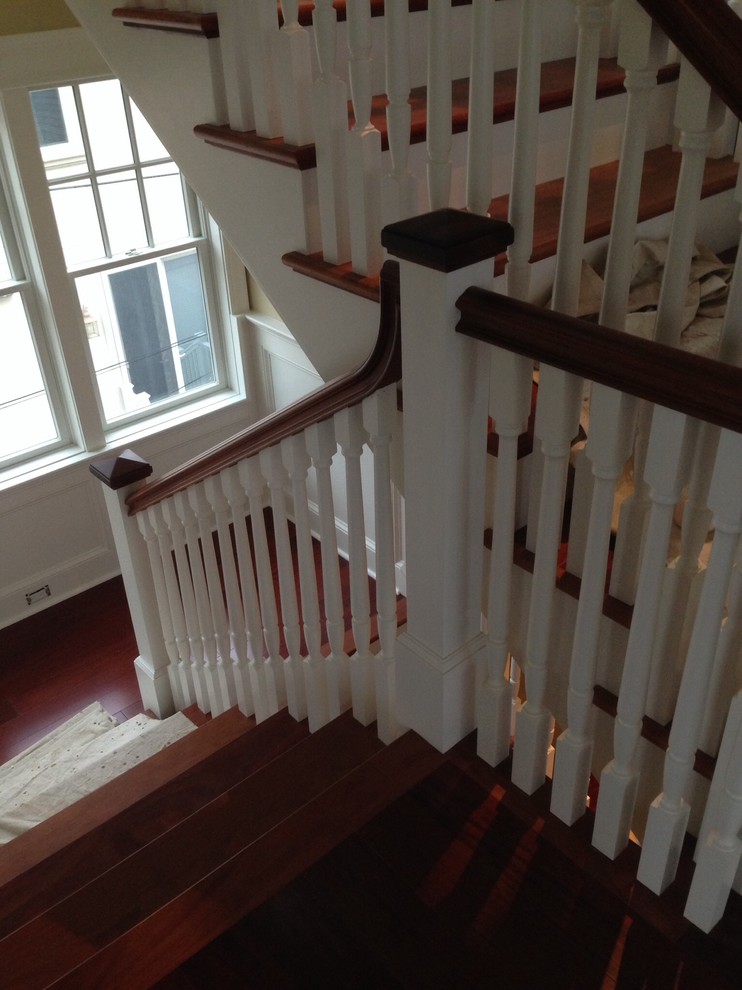 This is an example of a staircase in Philadelphia.