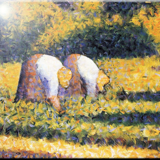 Rikki Knight 6 x 6 August Macke Rocky Landscape Design Ceramic Art Tile