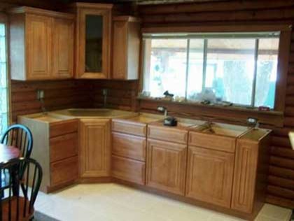 OUR WORK, All Wood Cabinets