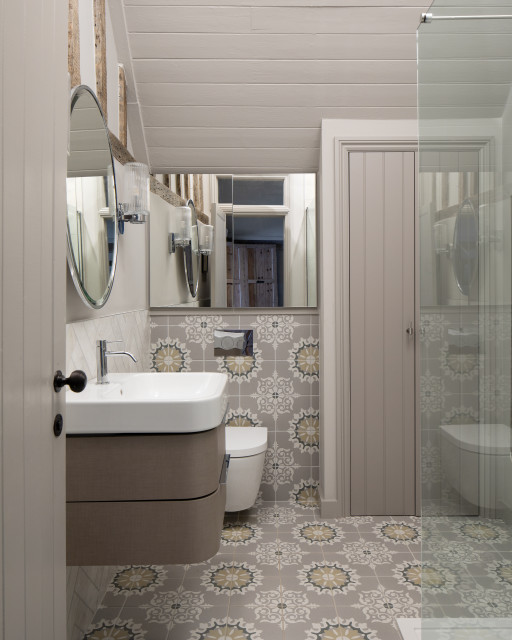 Cottage Coversion eclectic-bathroom