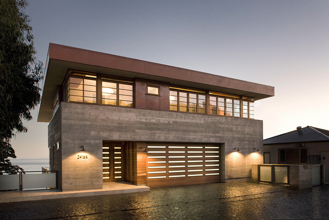 Malibu Road Beach House Contemporary Exterior Los