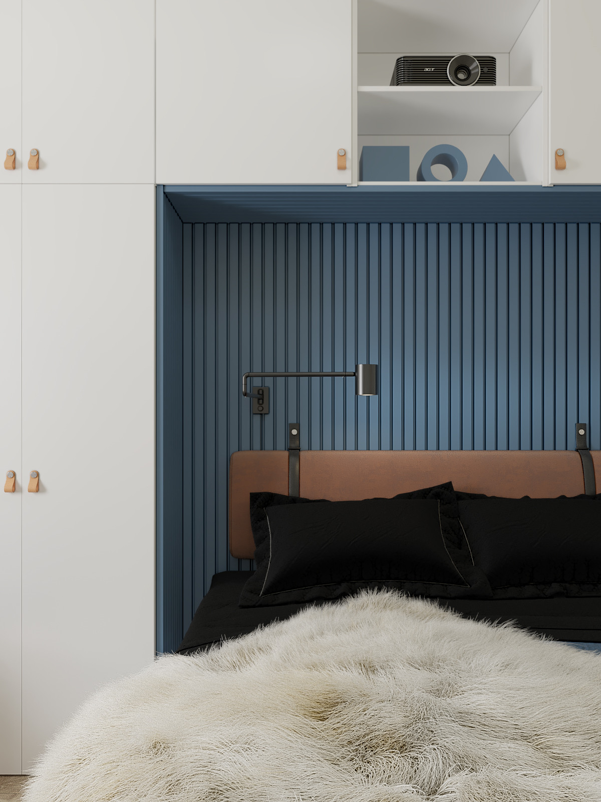 Проект светлой квартиры в Санкт-Петербурге |  Площадь: 68.34 м2.