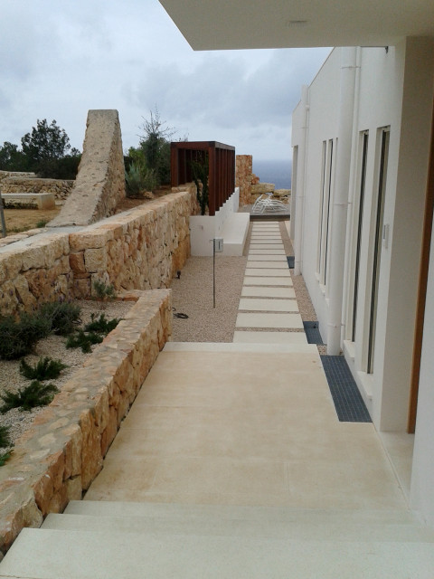 Obra Nueva de Vivienda en Sa Torre mediterranean-deck