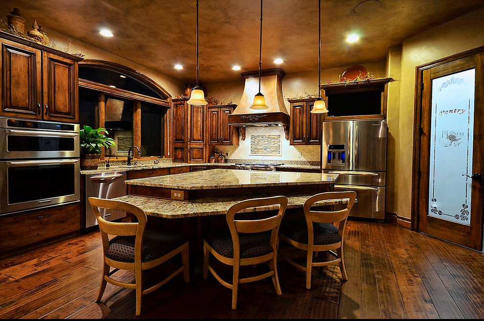 Inspiration for a transitional kitchen remodel in Denver