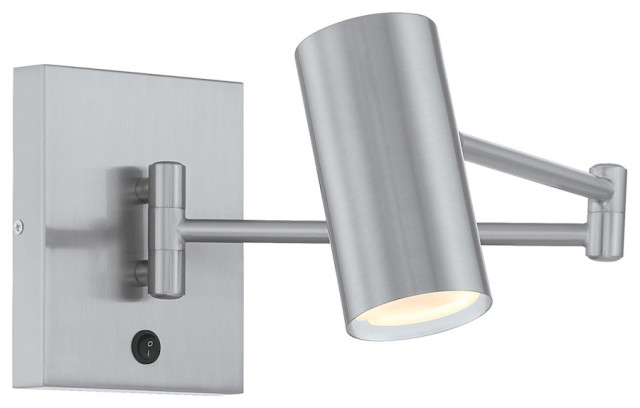 Access Lighting Juhl 1 Light LED Reading Light, Brushed Steel - 72015LEDD-BS