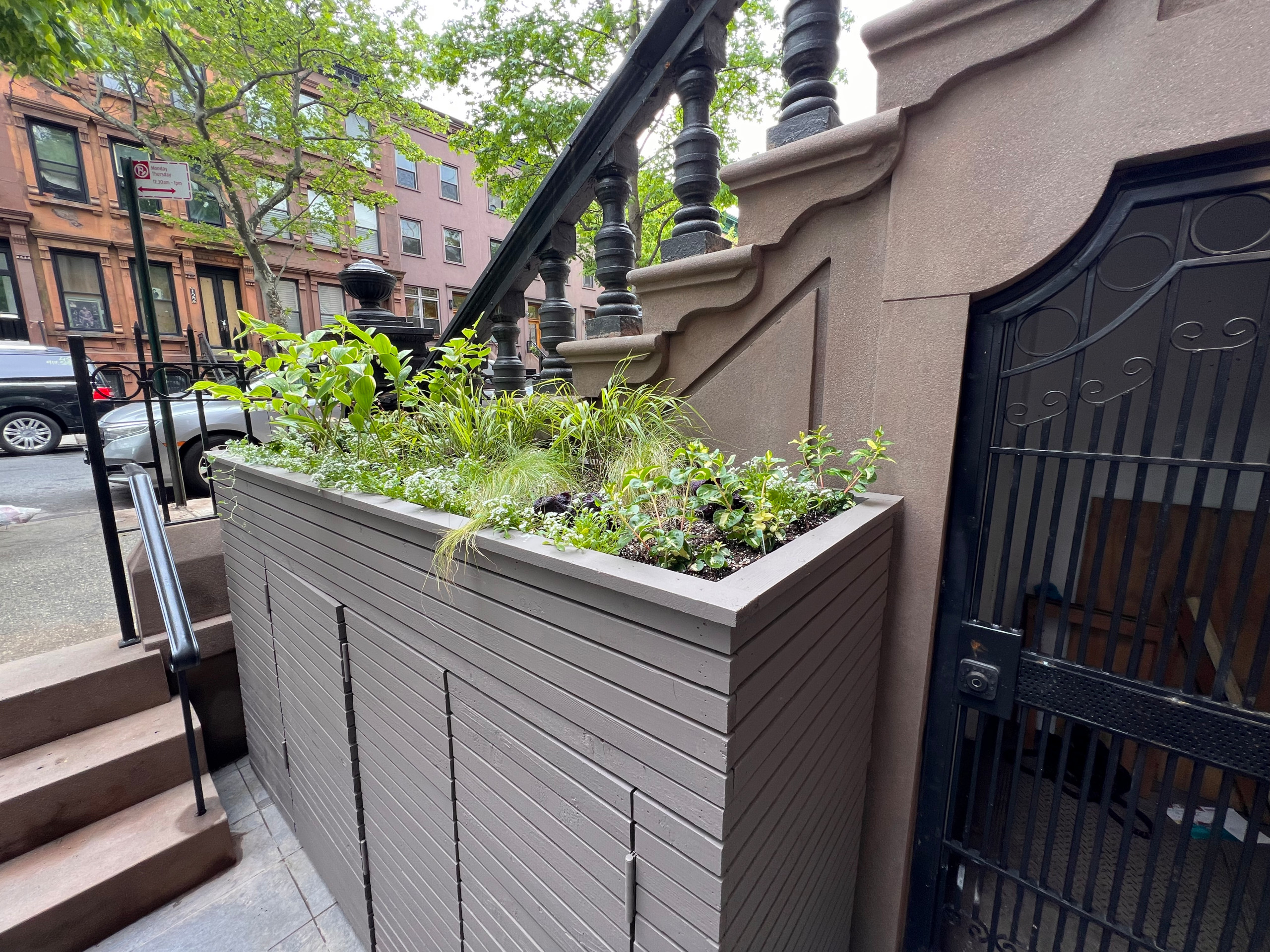Manhattan UWS brownstone cozy backyard