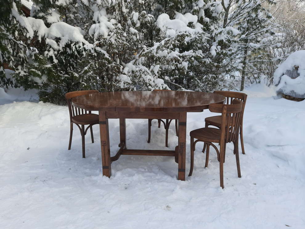 Раскладной круглый стол