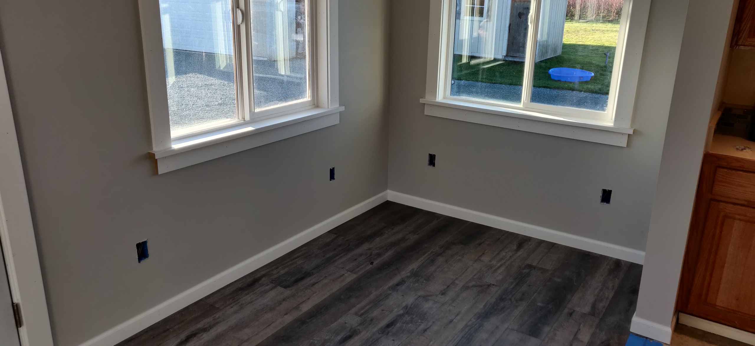 Dining room and family room