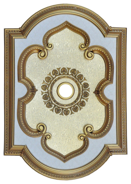 Artistry Lighting, Rectangular Gold Ceiling Medallion, ARC0913-CF-075 ...