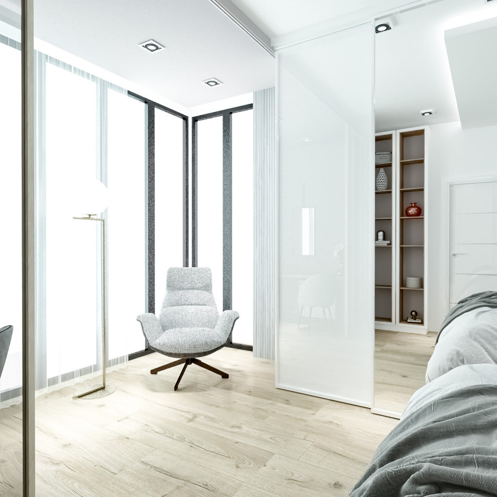 2020. 13. 10. Проект дизайна интерьера квартиры (спальня)