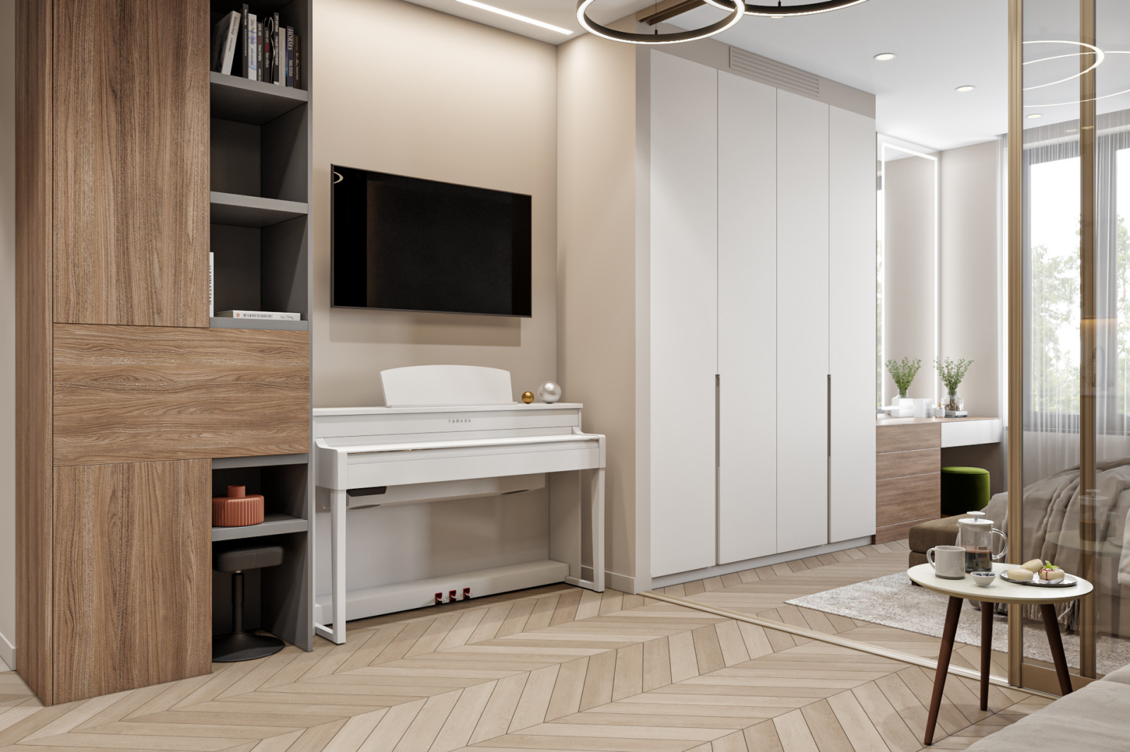 Квартира 72 кв.м. в современном стиле в Квартал 38А.