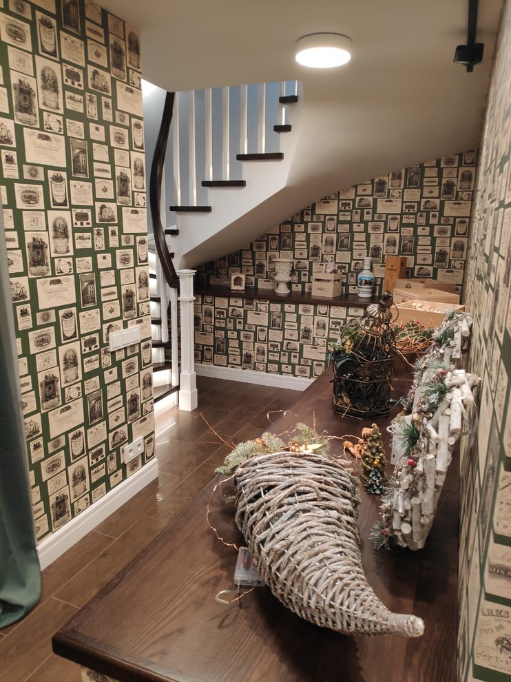 Классическая облицовка монолитной лестницы (2018)