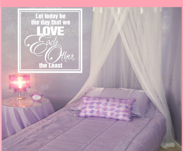 Let today Vinyl Wall Decal lo025lettodayvi, Light Pink, 60 in.