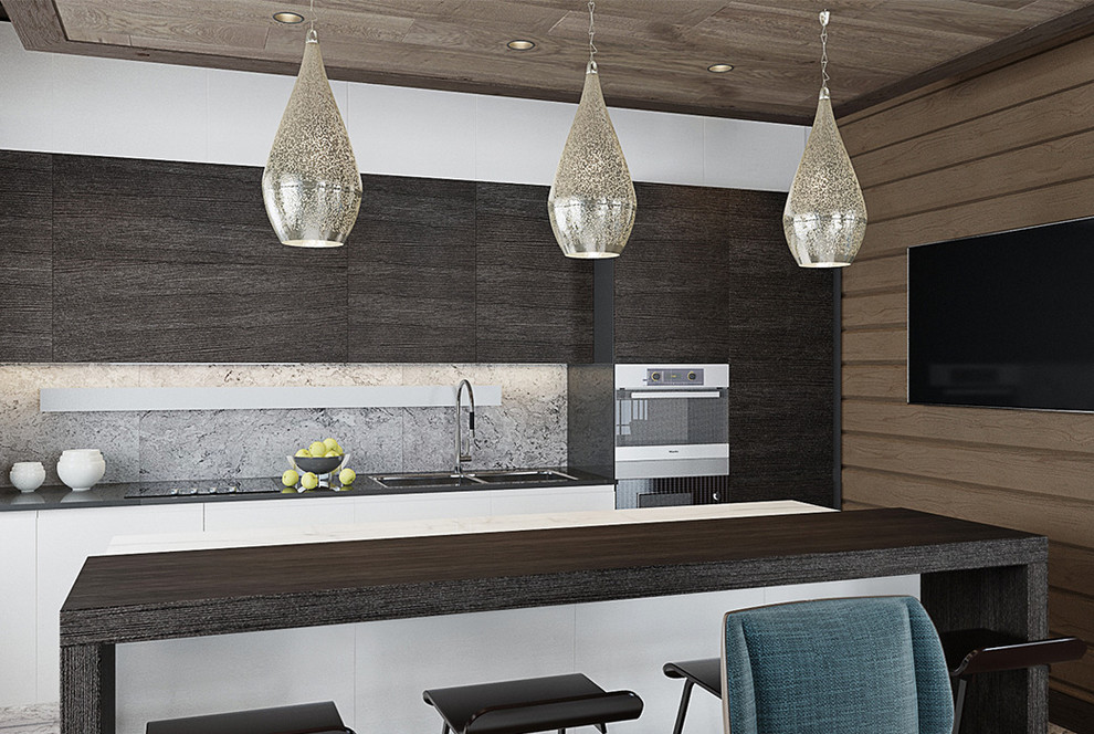 Элитный дом из клееного бруса проект "Мэрибель" от компании "ГрандСтрой"