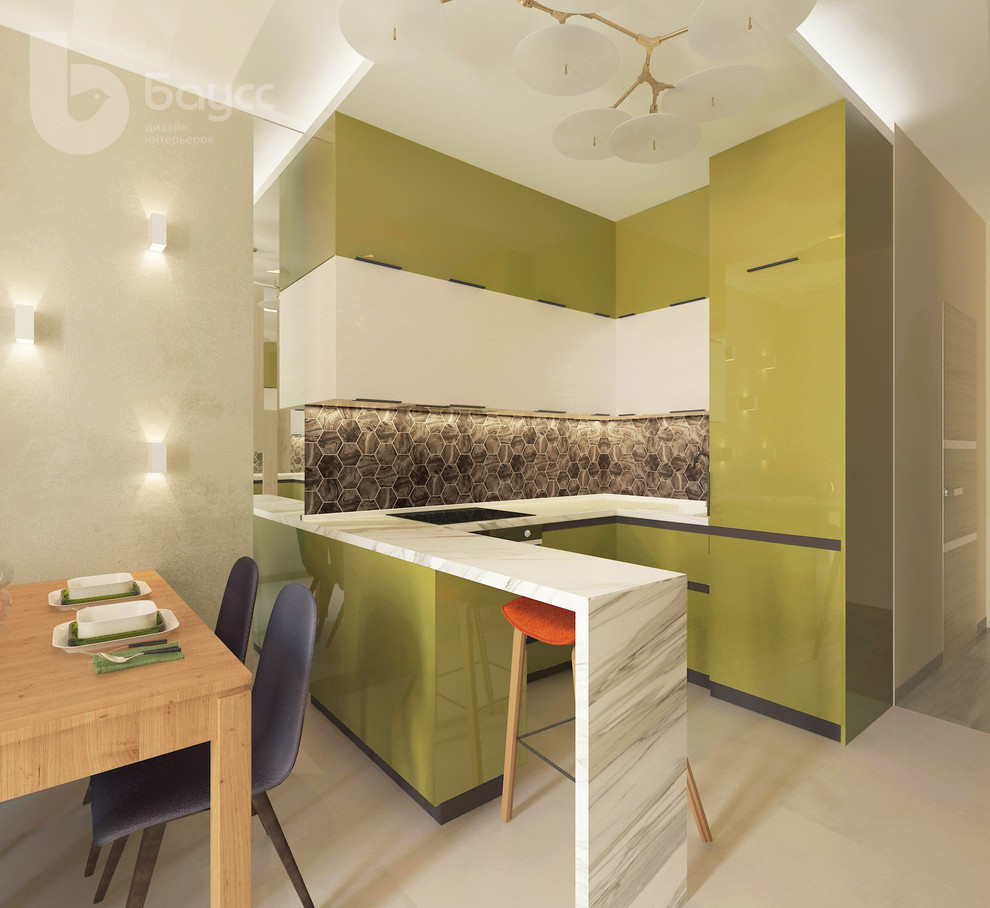 Проект "ФИСТАШКОВЫЙ". Квартира 85 кв. м